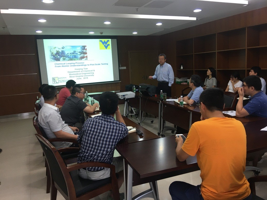 West Virginia University professor visits GIEC