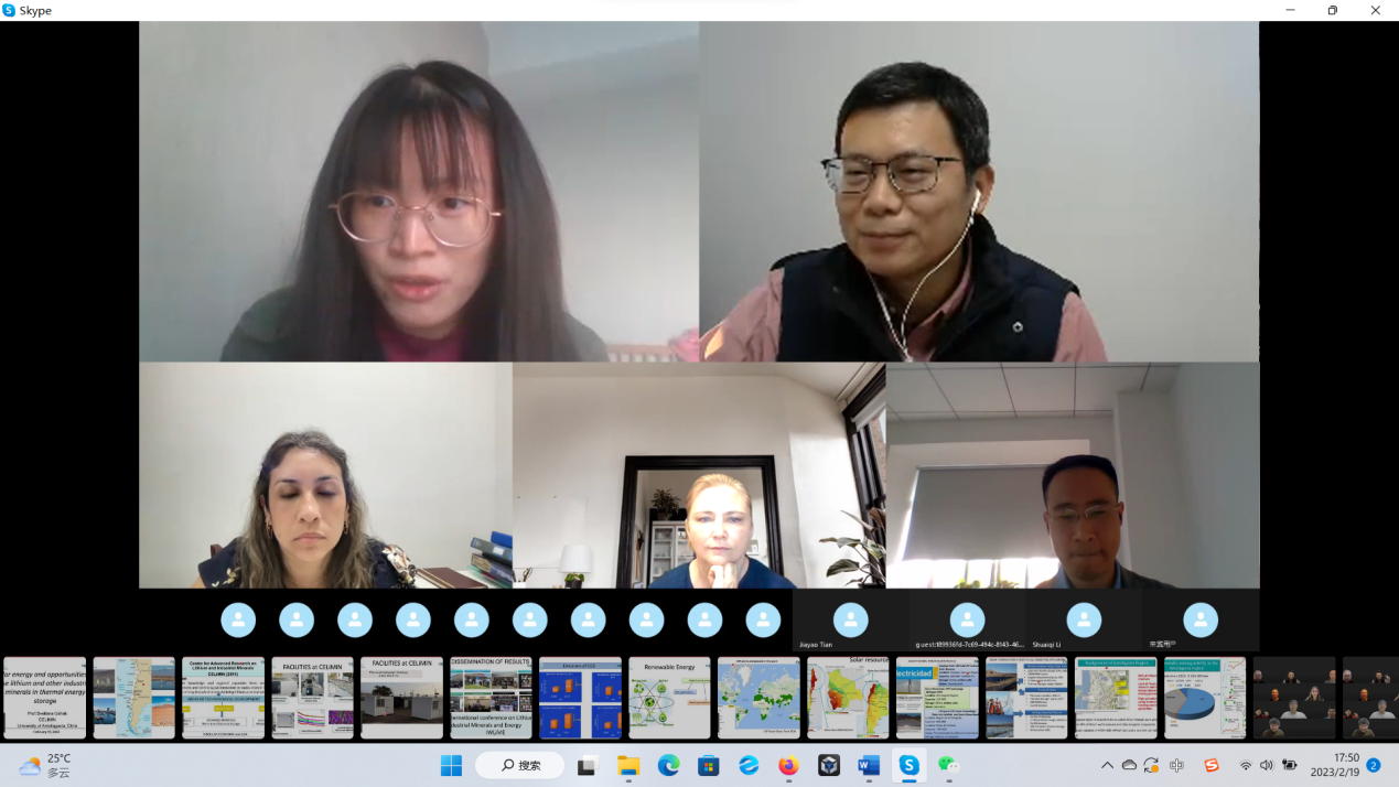 Professor Svetlana Ushak from the University of Antofagasta was invited to give an online academic presentation