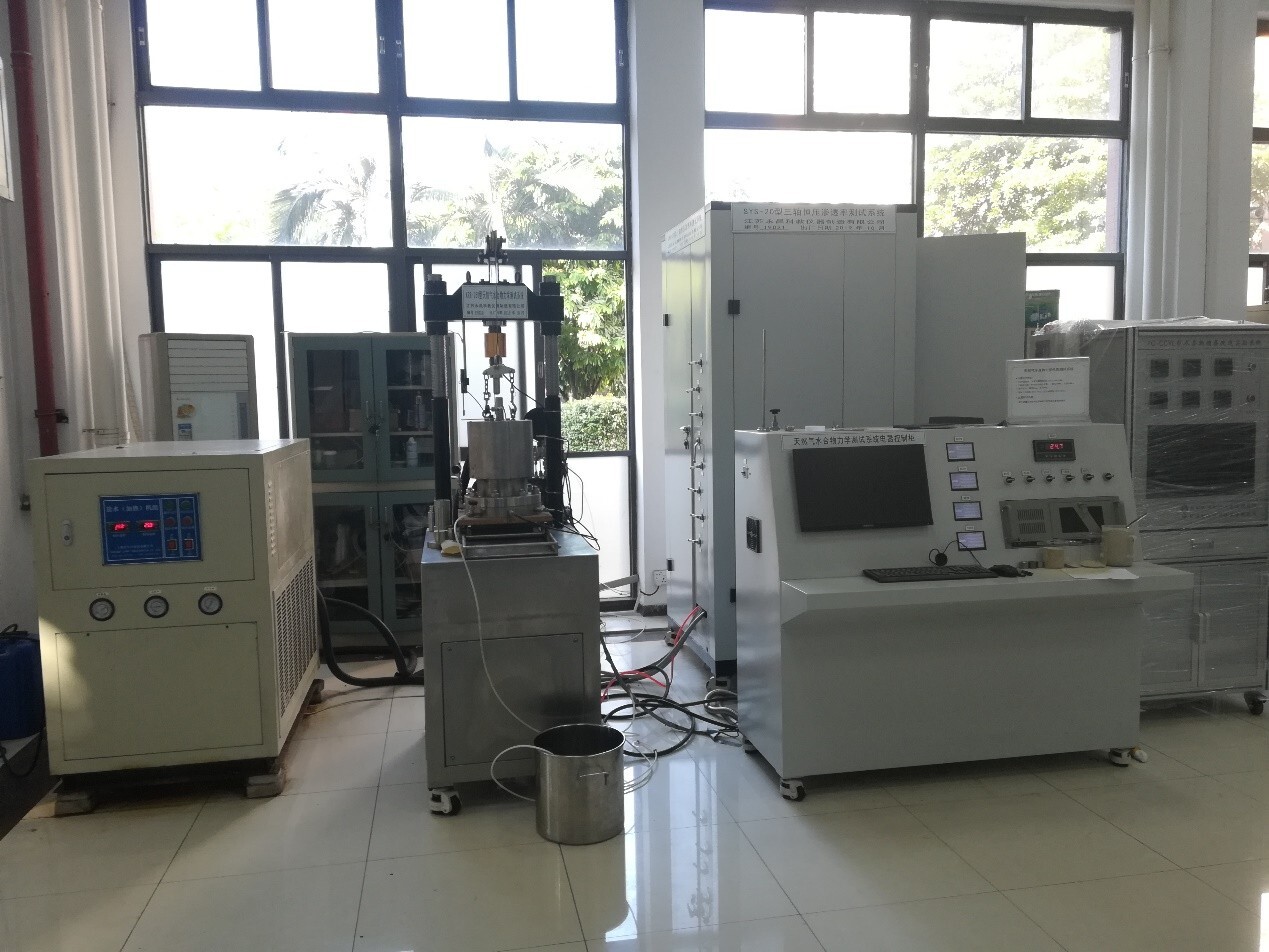Three-Axis Testing System for Combustible Ice