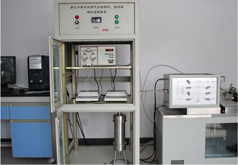 Experimental Setup for Thermal and Kinetic Simulation of Natural Gas Hydrates in Porous Media